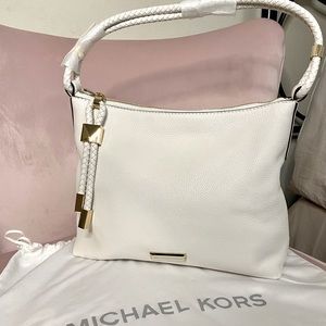 Michael Kors*Optic White*Leather*Shoulder Bag